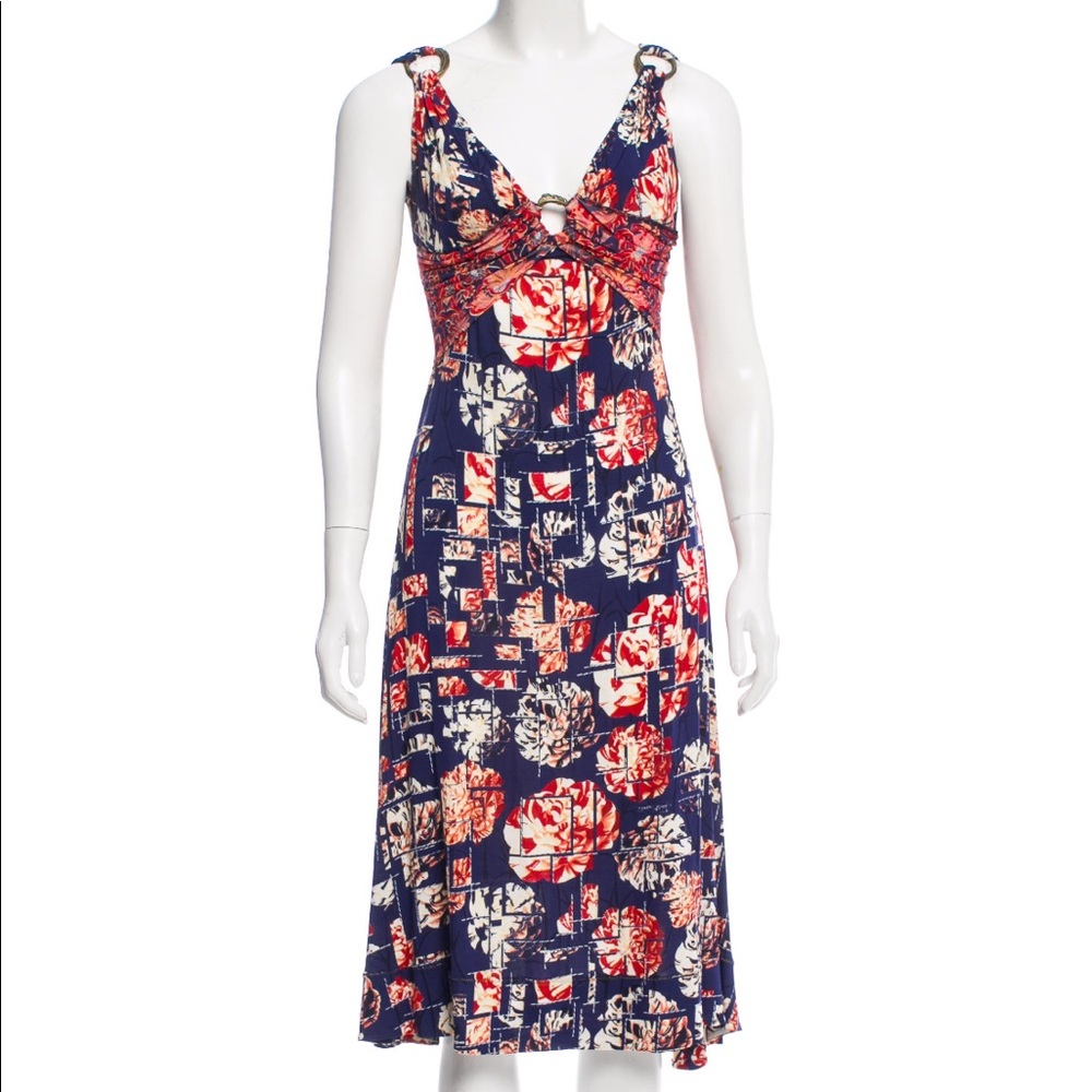Just Cavalli Patterned Midi Dress